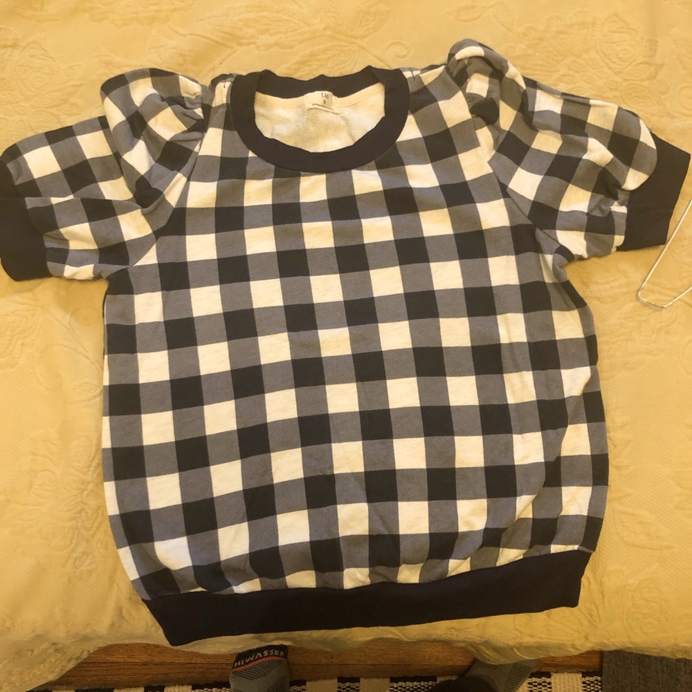 Anthropologie puff sleeve t.l.c sweatshirt tee.